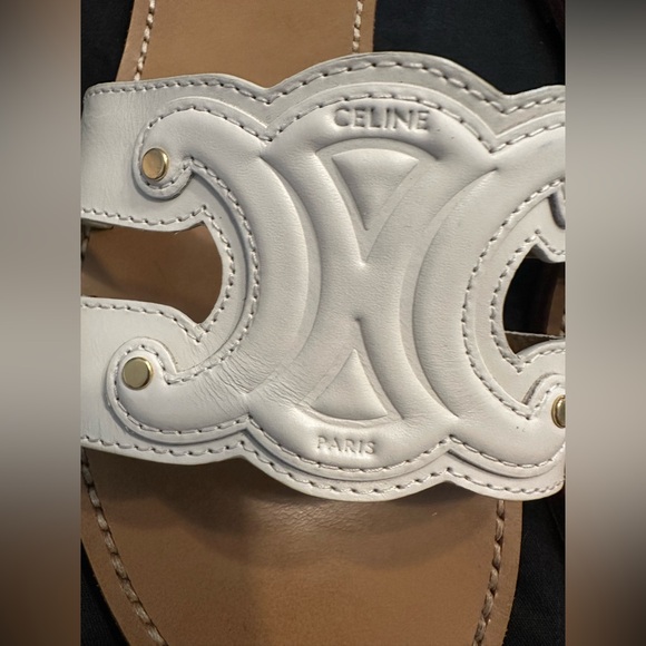 Celine Triomphe sandal white size 41 - Picture 3 of 8